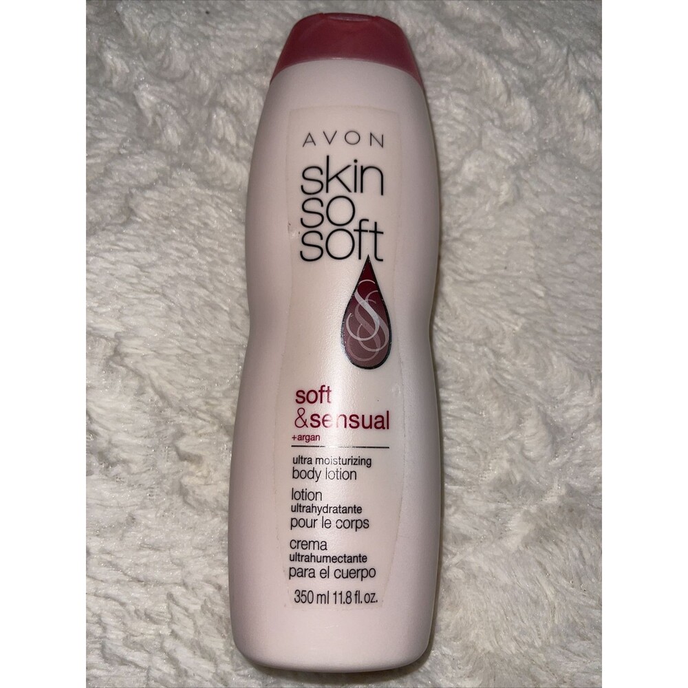 AVON SKIN SO SOFT ULTRA MOISTURIZING SOFT & SENSUAL + ARGAN BODY LOTION 11.8 oz